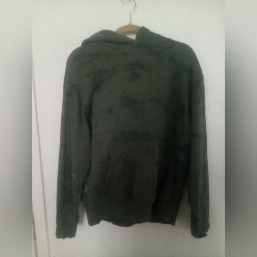 Old Navy Long Sleeve hooded sweatshirt with stains on right side